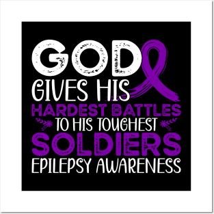 Epilepsy Warrior Support Epilepsy Awareness Posters and Art